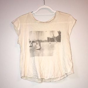 brandy melville ballet crop top